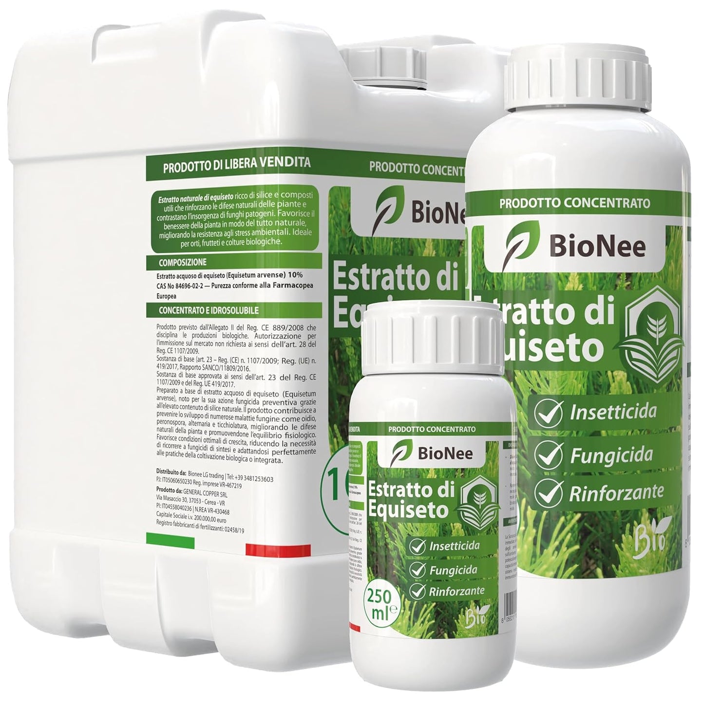 Estratto di Equiseto 1L | Prodotto Naturale Concentrato Idrosolubile | Azione Fungicida Preventiva | Per Orto, Frutteto e Colture Biologiche