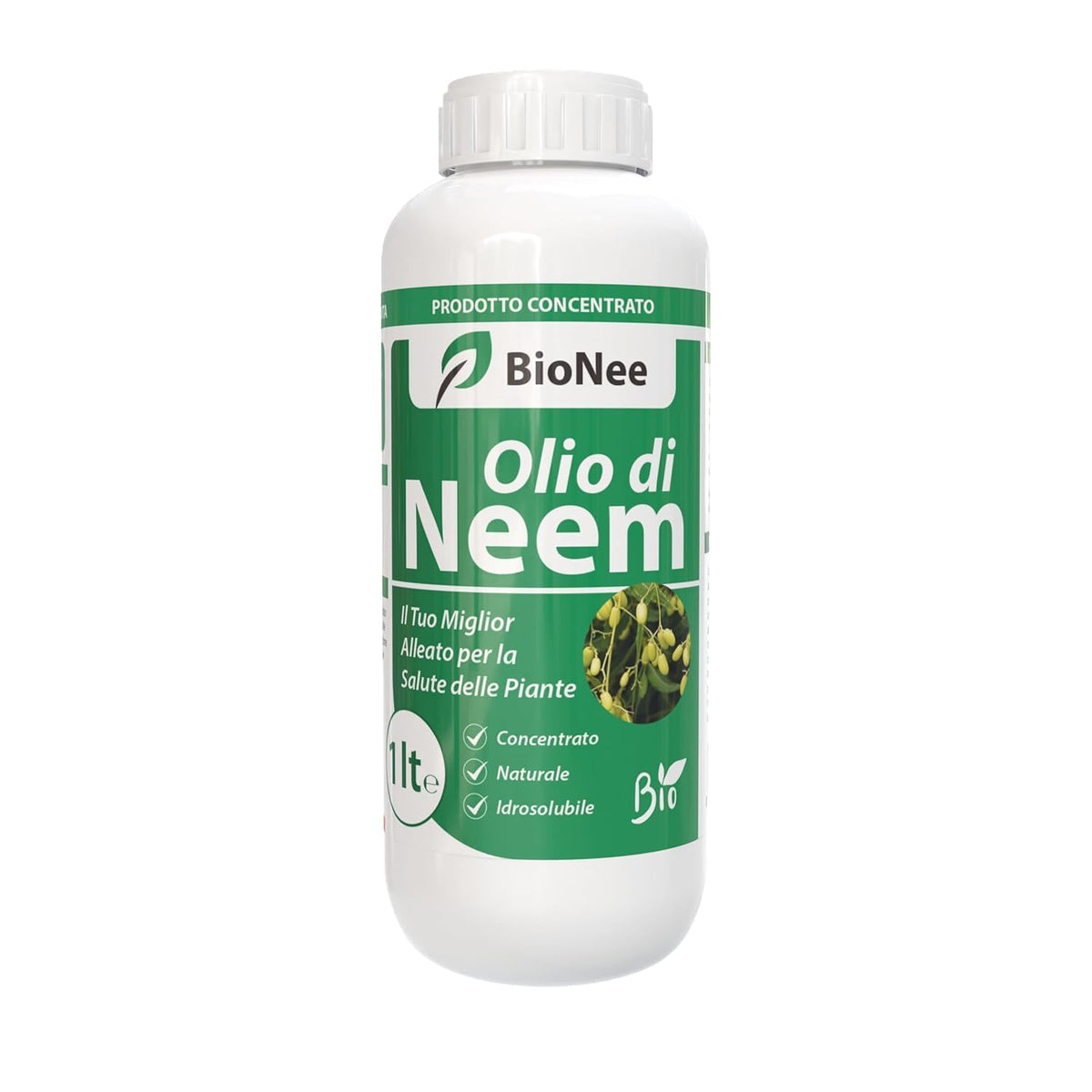 Olio di Neem - insetticida naturale Concentrato - biologico solubile in acqua (1 litro)