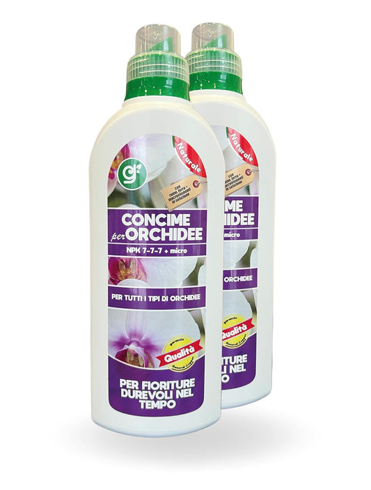 Concime Liquido Professionale per Orchidee - Fioriture Rigogliose E Durature - 1L
