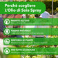 BioNee Olio Bianco di Soia Spray 1l – Protettivo Naturale per Piante, Rinforzante e Lucidante Fogliare – Pronto all’Uso