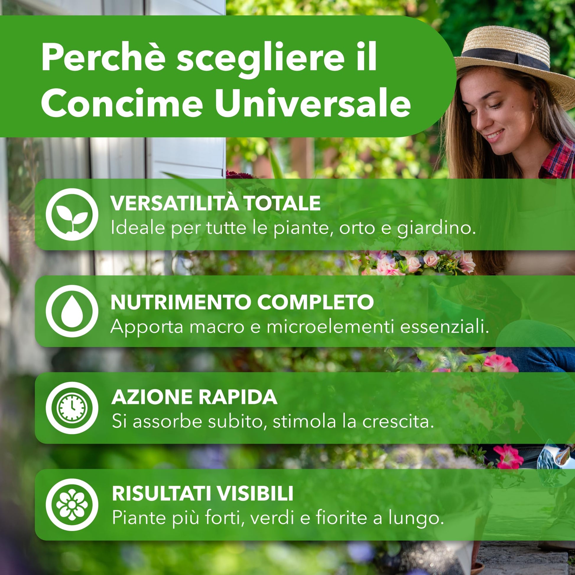 BioNee Concime Universale Biologico 1L – Nutrimento Naturale per Tutte le Piante | Crescita Equilibrata, Fertilità del Terreno e Colori più Vivi | Consentito in Agricoltura Biologica