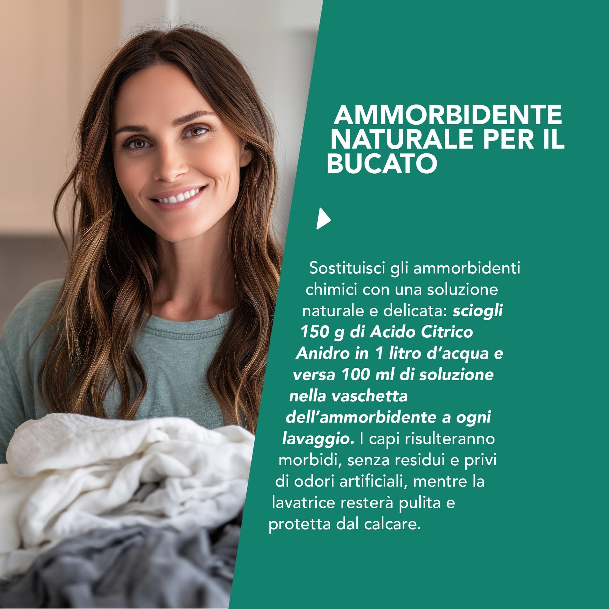 BioNee Acido Citrico Anidro Puro 500g – Polvere Naturale per Pulizia Domestica | Anticalcare, Ammorbidente, Disincrostante e Detergente Multiuso