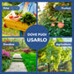 Solfato di Rame | Concime Inorganico Puro 98/99% | Rame Solubile 25% | Uso Agricolo e Biologico | Residuo Zero | Rame Pentaidrato per Orto e Giardino 500 gr