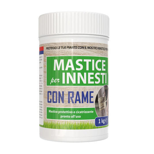 Mastice Per Innesti E Potature - Con Rame - Antibatterico Pasta Cicatrizzante Curativa Per Ferite Piante Alberi Arbusti Kit Bonsai X 1 Kg 
