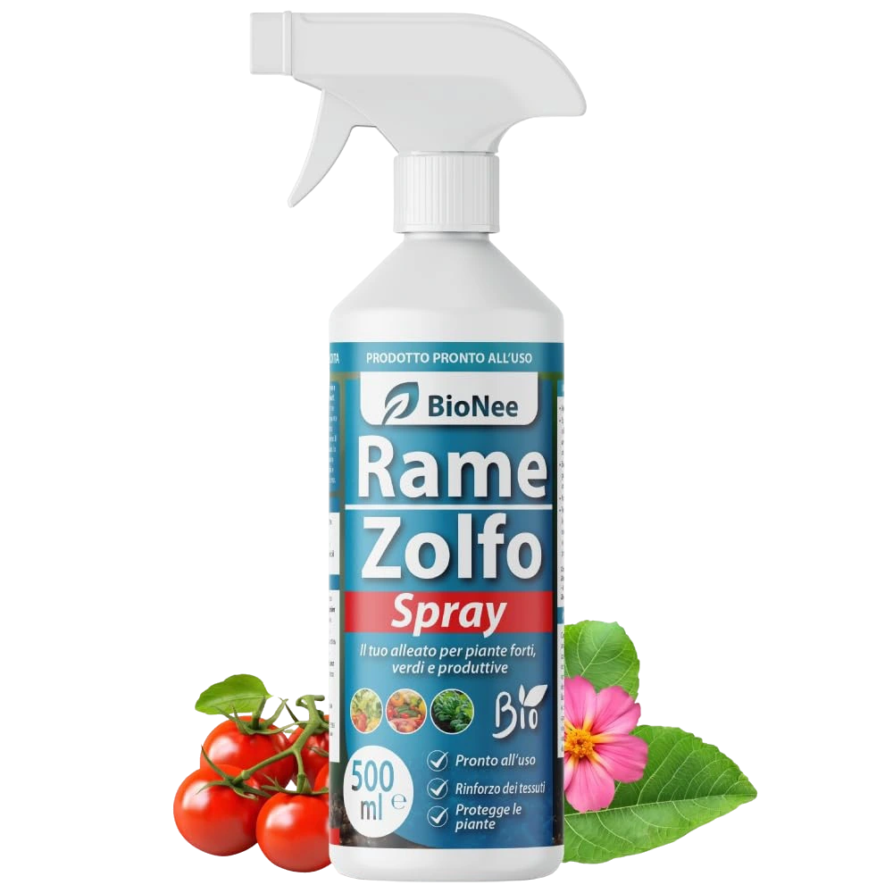Rame Zolfo Spray – Con rame, zolfo, caolino e microelementi